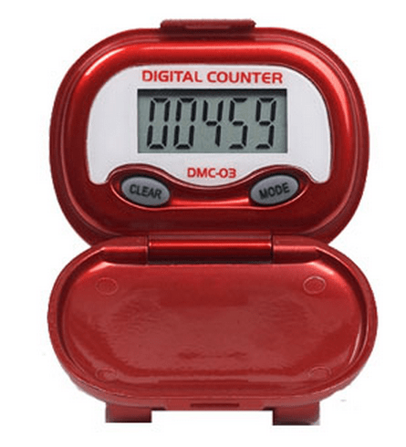 DMC03 Multi-Function Pedometer Pedometers PEDUSA Red  
